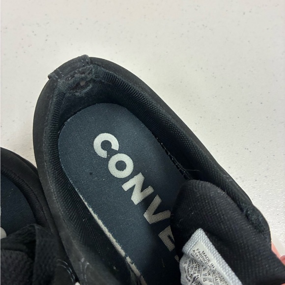 Converse Black and White Sneakers with Brown Sole - Picture 3 of 8